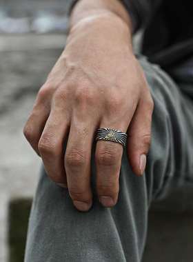 极速Gods Eye Ring Mens tend Retro Fashion PPersonality Sin