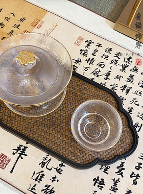 极速新中式禅意样板房间摆件组y合售楼处书房书桌玄关全案装饰画