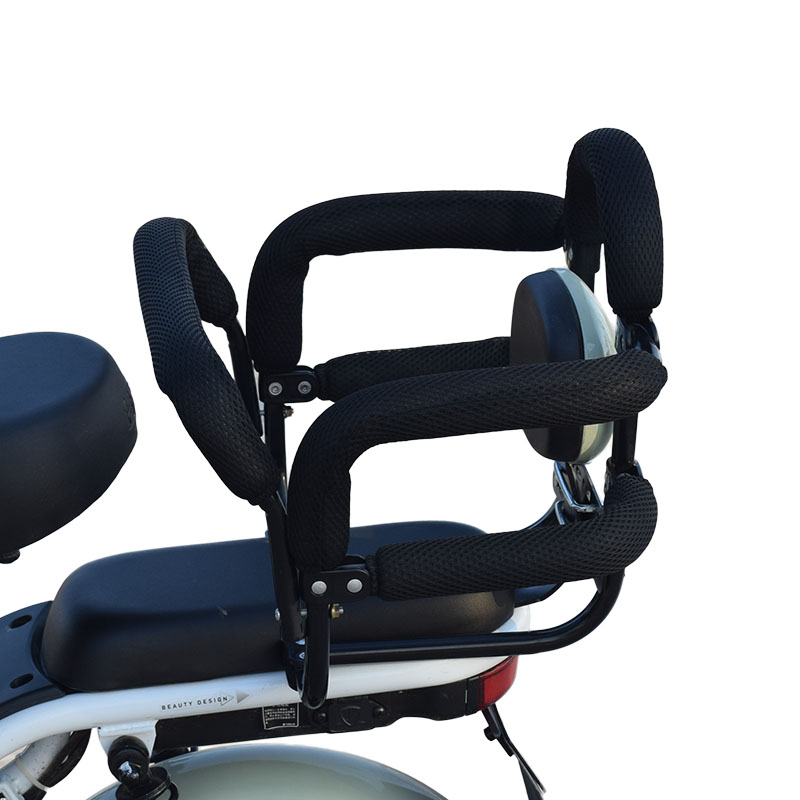 极速电动车儿童座椅后置护v栏大童电单车小孩后座位电瓶车宝宝安