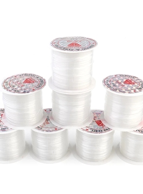 极速1PC 0.2-1mm Fishing Line For Beads WKire Clear Non-Sretc