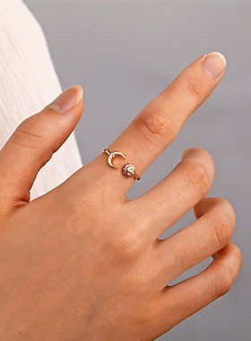 极速-Zhucyue new jewelry niche design retro simple opening a