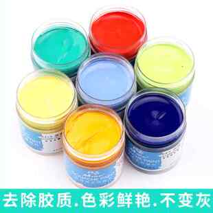 极速脱胶水粉颜料24o色48色63色艺考设计颜料鲁美设计美术生专用
