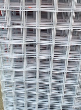 极速50张95x45厘米白色铁丝浸B塑网片货架网片格子铁网格饰品墙上