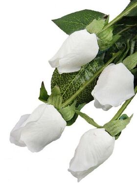 极速4Pcs Fashion Fake Fslower Decor No Watering Faux Flower