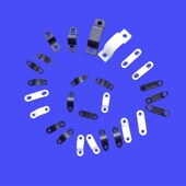 极速026塑料压线扣PP弧形y桥型压线板尼龙 灯饰配件 注塑线扣