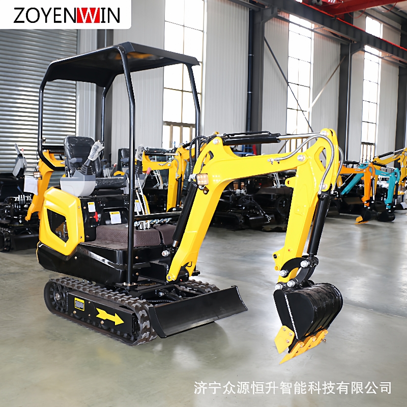 出口欧洲ZY12小型挖掘机山东工程挖机hydraulicexcavator