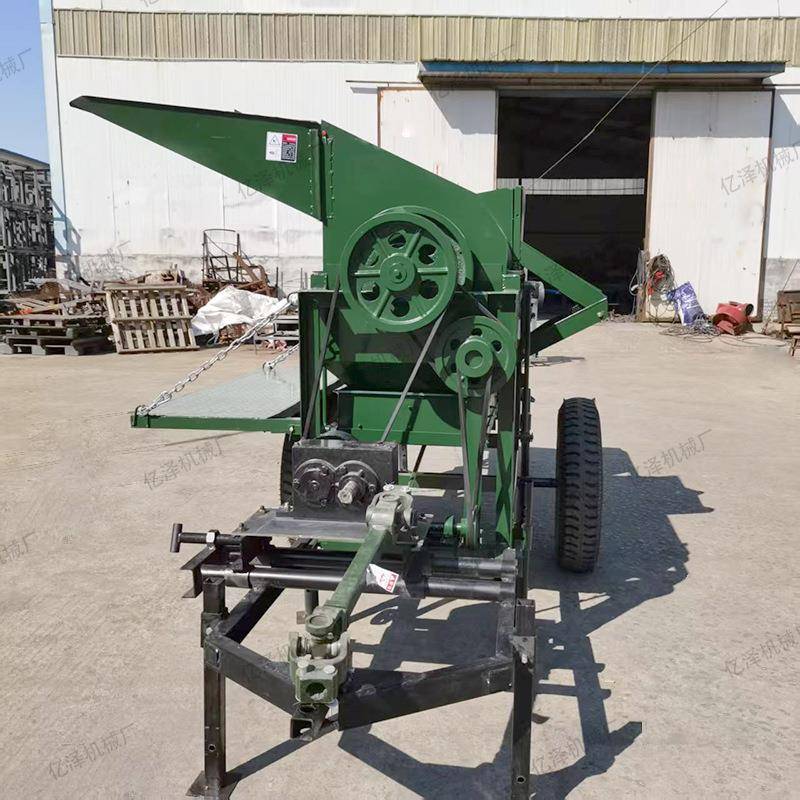 四轮牵引大型多功能玉米水稻脱粒机电柴两用皂角蚕豆打粒机