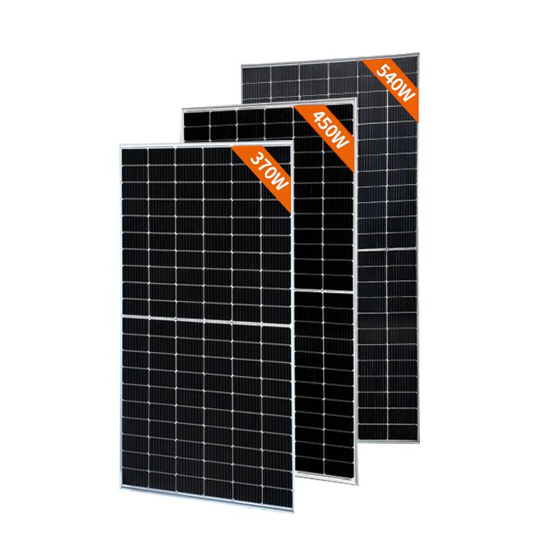 全新415W550W580W单晶太阳能板家用光伏板发电板并离网电池板组件