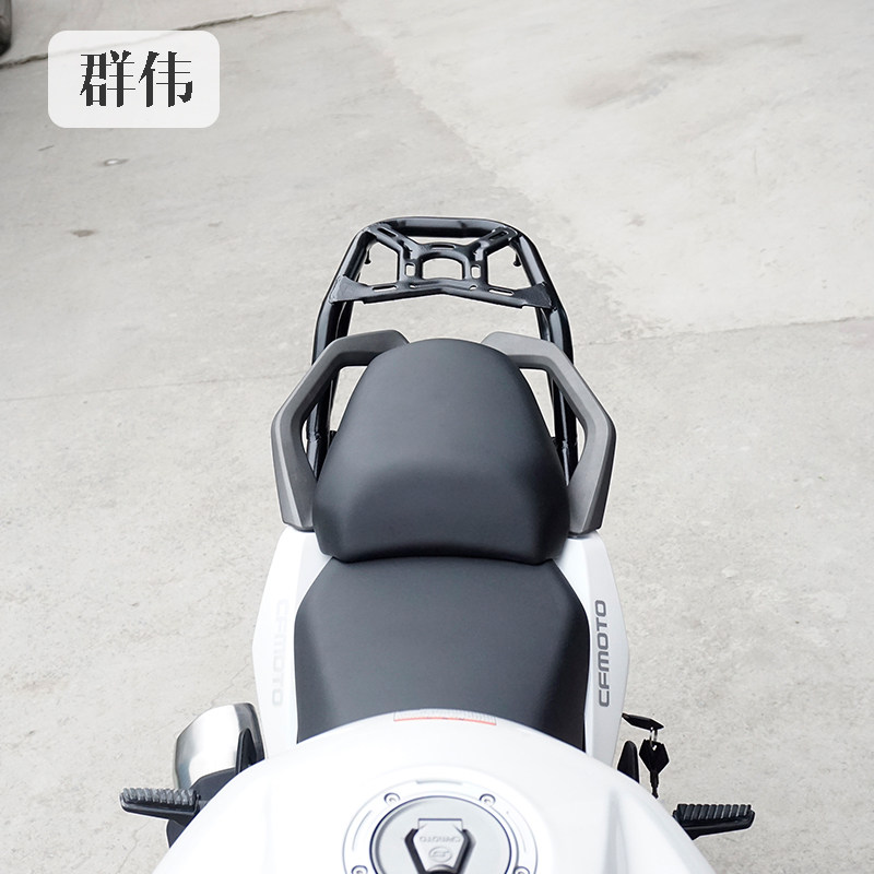 适用春风GT400GT650改装后货架尾翼 尾箱架后备箱架 后扶手尾架