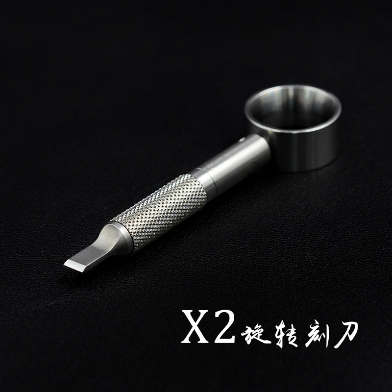 高性能双轴承皮雕旋转刻刀 手工DIY雕刻工具适配多刀头