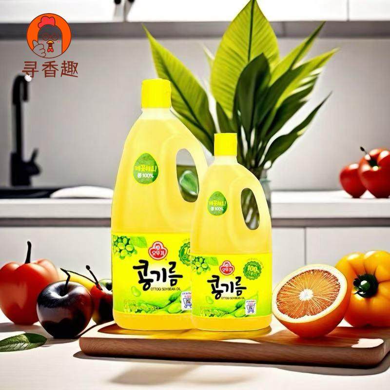 韩国原装进口不倒翁大豆油食用油玉米油炒菜料理纯豆油1.8L大包装,粮油调味/速食/干货/烘焙,大豆油,淘宝优惠券,粉丝福利购,淘宝优惠卷