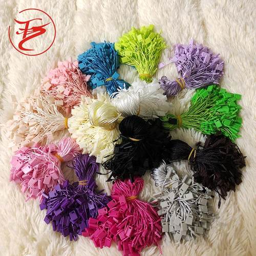 单插吊绳塑料吊绳 白色通用吊粒现货 优质方块黑色吊牌挂绳