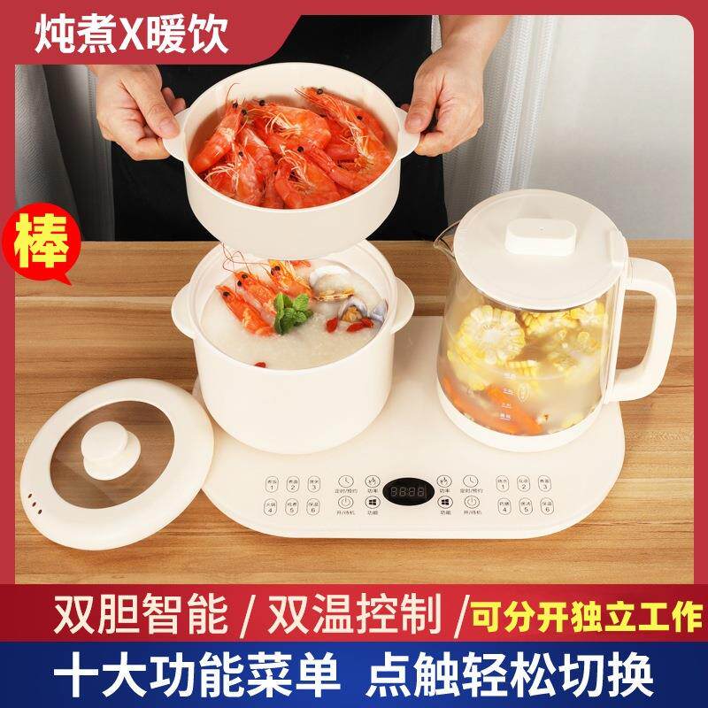 多功能套装养生壶多用电水壶花茶壶煎药壶煲粥煮饭火锅炖锅二合一
