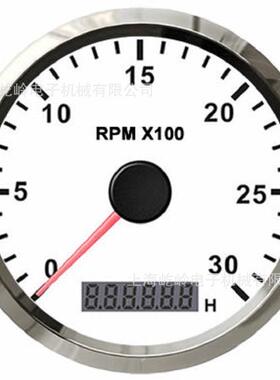 24418针5mm改装车用船带用仪表 000RPM指速表发动机转转速表 背光