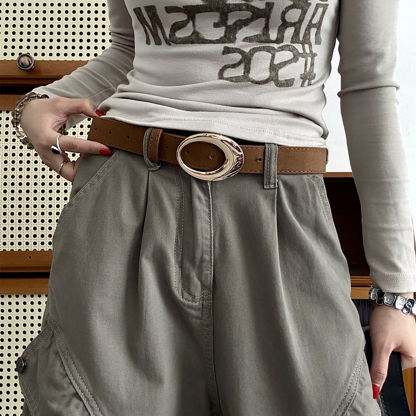 设计感小众高级感皮带