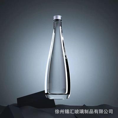 新款简约多规格玻璃瓶矿泉水玻璃瓶一斤装透明玻璃白酒瓶密封酒瓶