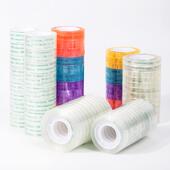 得力透明文具胶带12mm学生用透明小胶带手撕细胶布儿童手工胶带