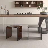 金艺家居亚克力家用小板凳换鞋 塑料凳子 凳矮凳透明ins轻奢时尚