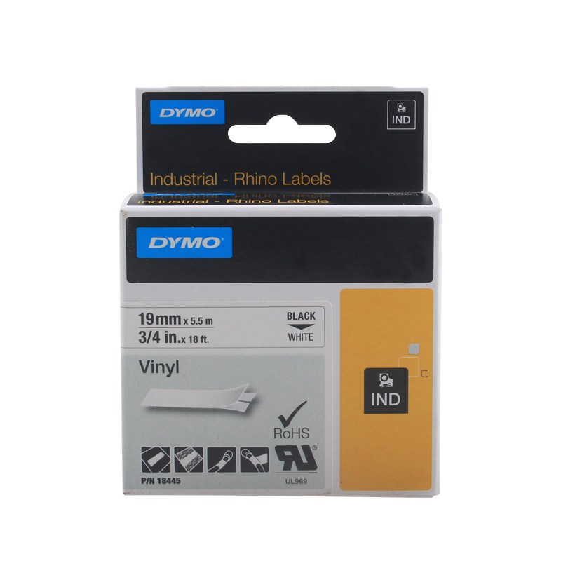 Dymo达美热缩管标签打印机色带12mm白色SC18052/18053/18054/1805