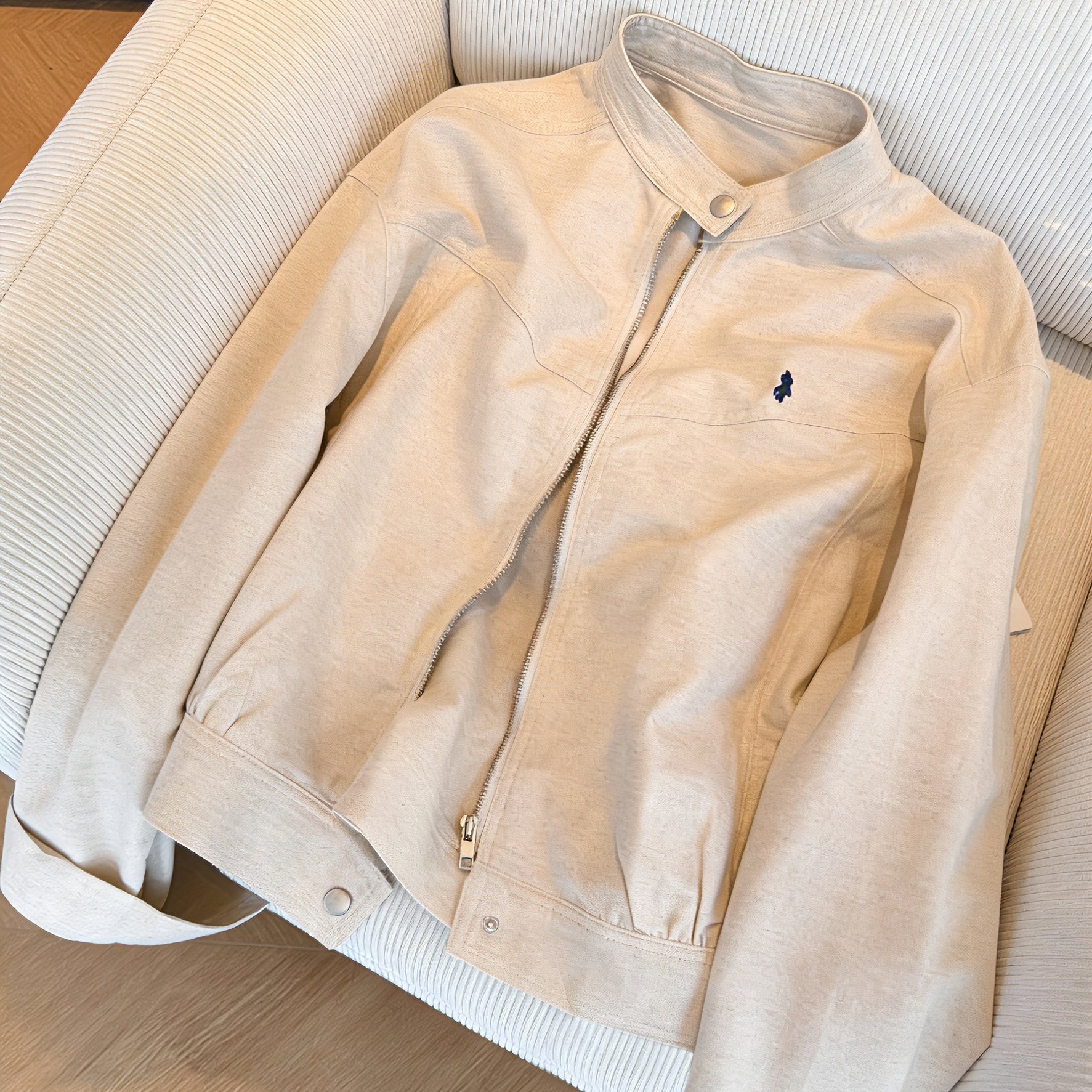 高级感复古立领刺绣短款外套女春秋季老钱风休闲百搭气质夹克上衣,女装/女士精品,短外套,淘宝优惠券,粉丝福利购,淘宝优惠卷