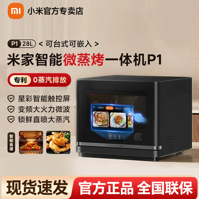 智能微蒸烤炸炖家用微波炉蒸烤箱