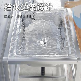 折扣价 商用家用不锈钢水槽带支架厨房单双水池洗碗洗菜洗手盆
