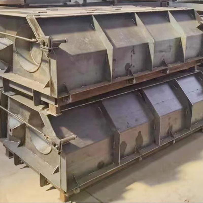 阶梯河道护坡模具自嵌生态框植草挡土墙钢模具预制现浇混凝土模板