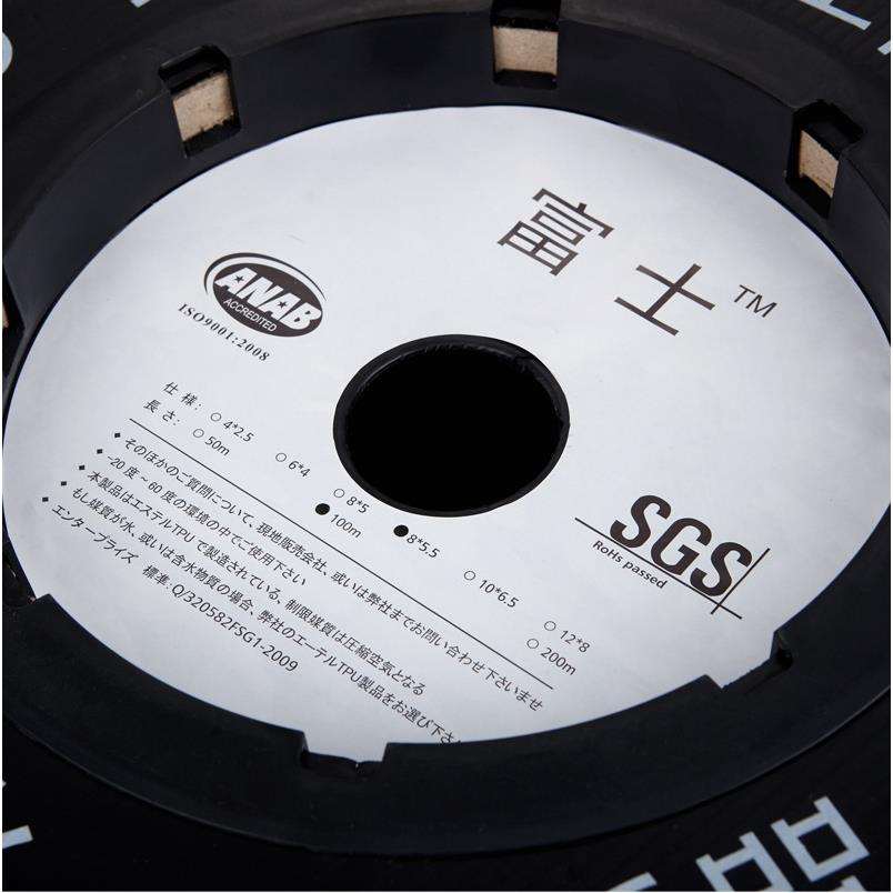 原装正品Fuji6*4/8*5/10*6.5/12*8PU气管软管聚氨酯