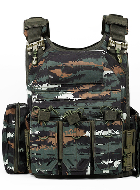新款两栖马甲轻量化激光快拆战术背心携行具快脱负重jpc战术背心