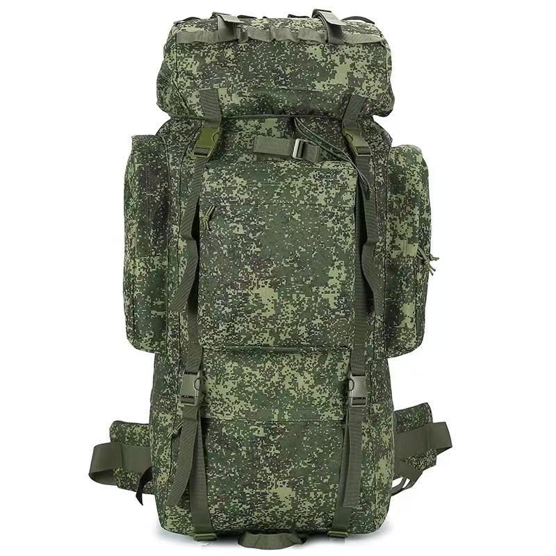 户外新款迷彩大容量120L背囊携行包具登山包徒步耐磨野营双肩背包