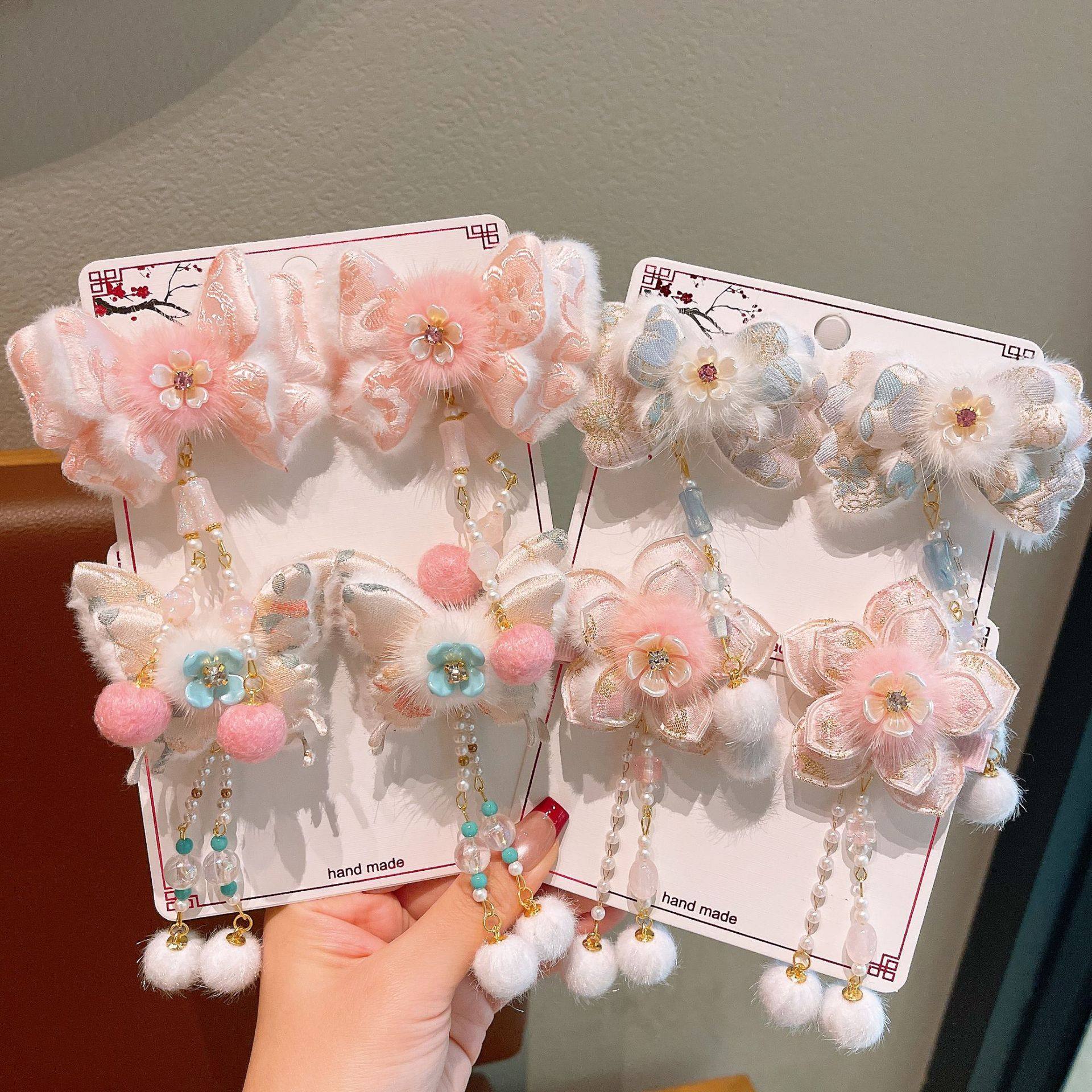 儿童新年头饰女童红色拜年发夹小女孩中国风宝宝过年古风汉服发饰,童装/婴儿装/亲子装,发饰,淘宝优惠券,粉丝福利购,淘宝优惠卷