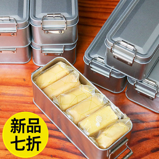 早餐代餐糕点心伴手礼盒子零食礼物 台湾师傅手艺 凤梨酥铁盒装