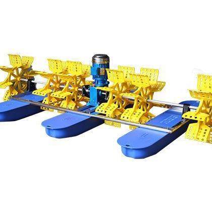 铜线虾塘六叶轮2.2KW三相380V水车式增氧机