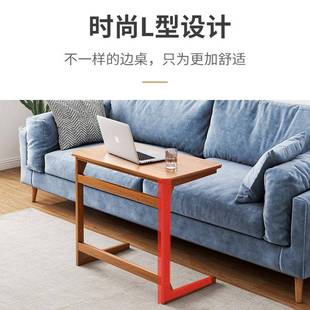 折扣价 简易床边桌简约家用实木色移动小书桌学生卧室电脑桌沙
