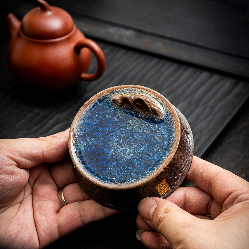 建水紫陶盖置盖托功夫茶具配件零配紫砂陶瓷批发纯手工茶壶盖碗盖