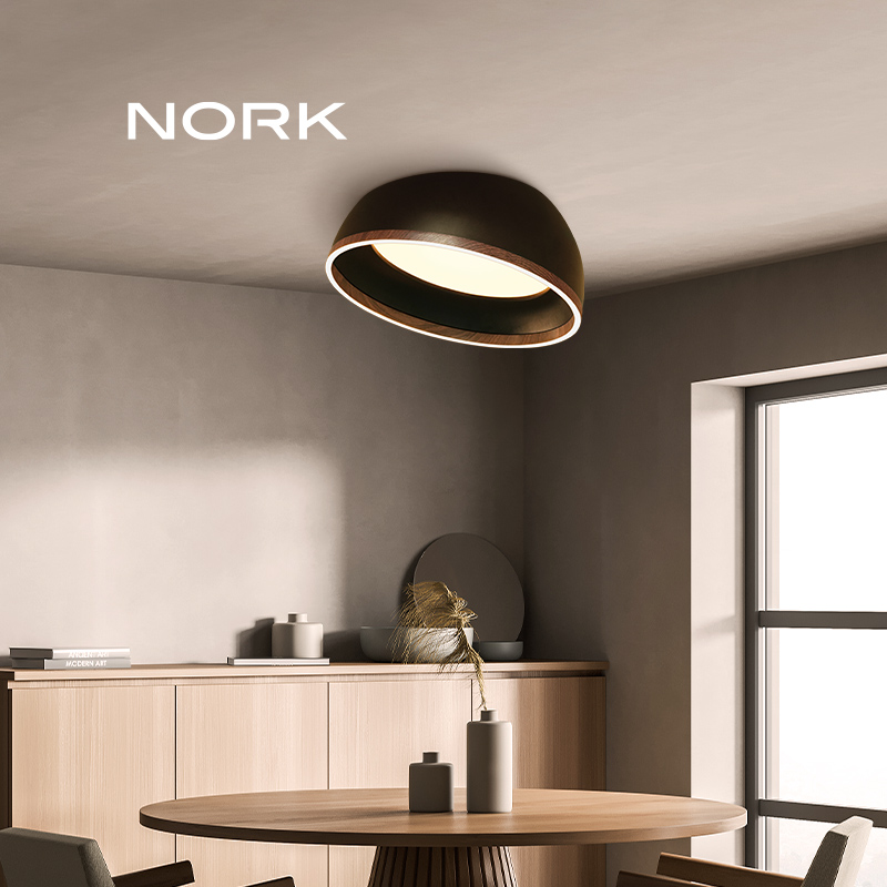 诺克荔夏卧室吸顶灯客厅主灯房间餐厅灯书房护眼灯圆灯设计师灯具
