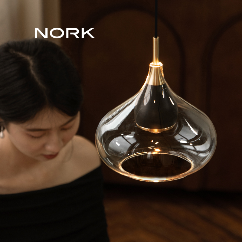 诺克黑珍珠卧室吊灯床头小吊灯