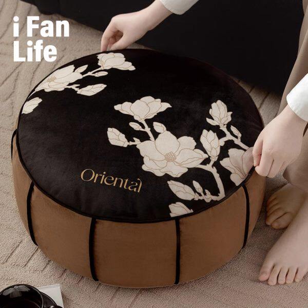 范店木兰春事中式坐墩蒲团可拆洗地毯懒人沙发榻榻米坐垫地上脚墩