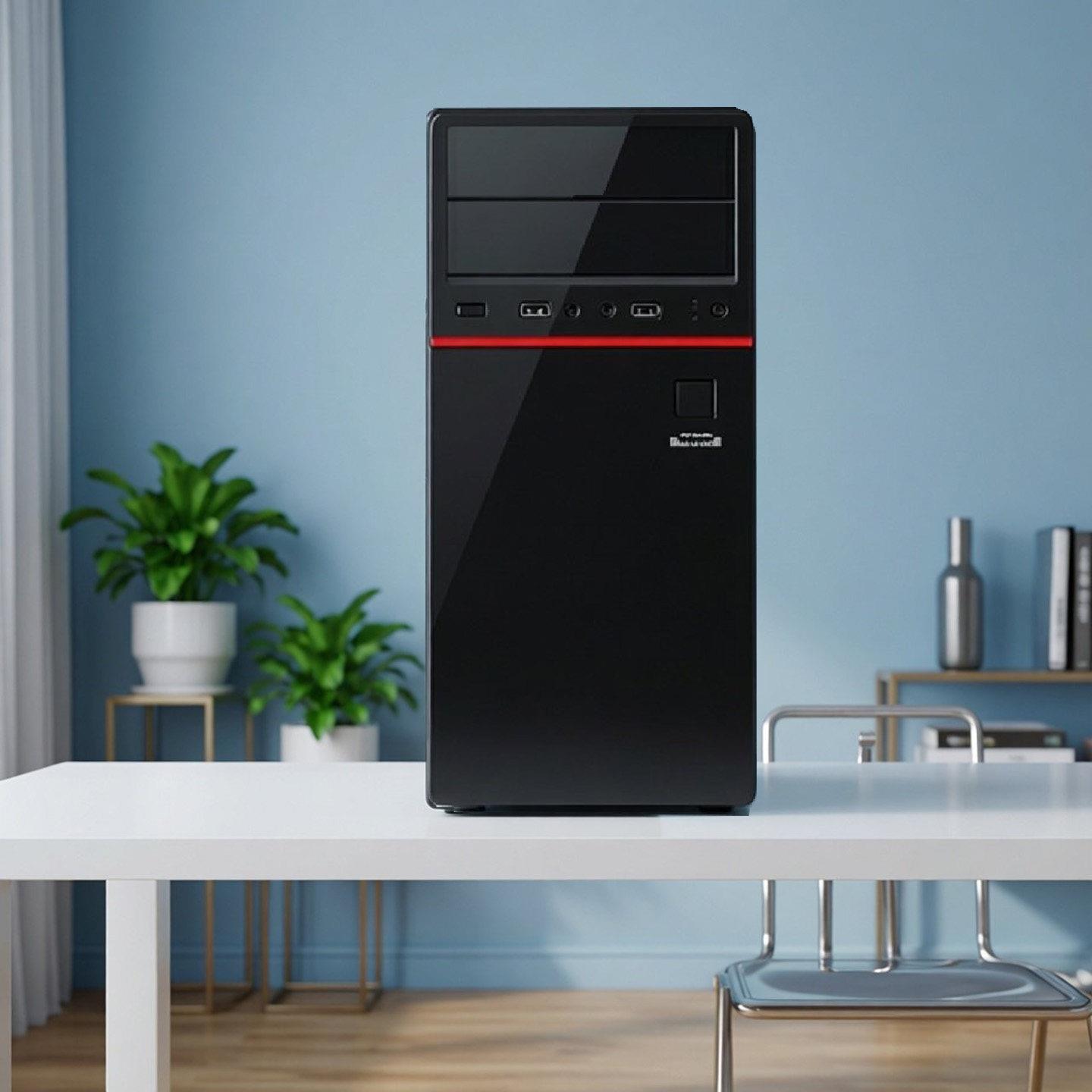 金佰嘉138 台式电脑组装机主机壳壳 ATX大板办公选配USB3.0两光驱