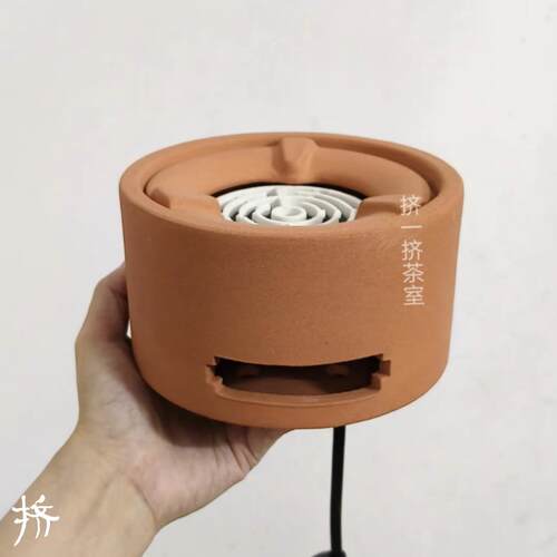 挤一挤｜红泥煮茶电丝炉420w 无人操作20分钟自动关机 可调火力