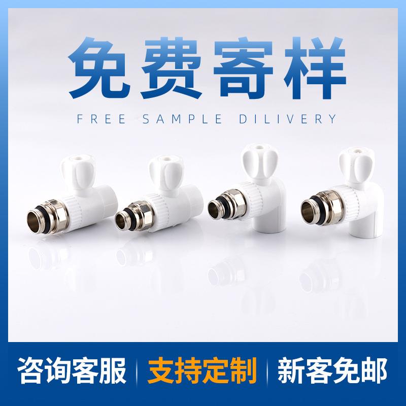 pr水管暖气管25ppr温控阀暖p6塑气片活接式阀门4分ZDE分料阀门