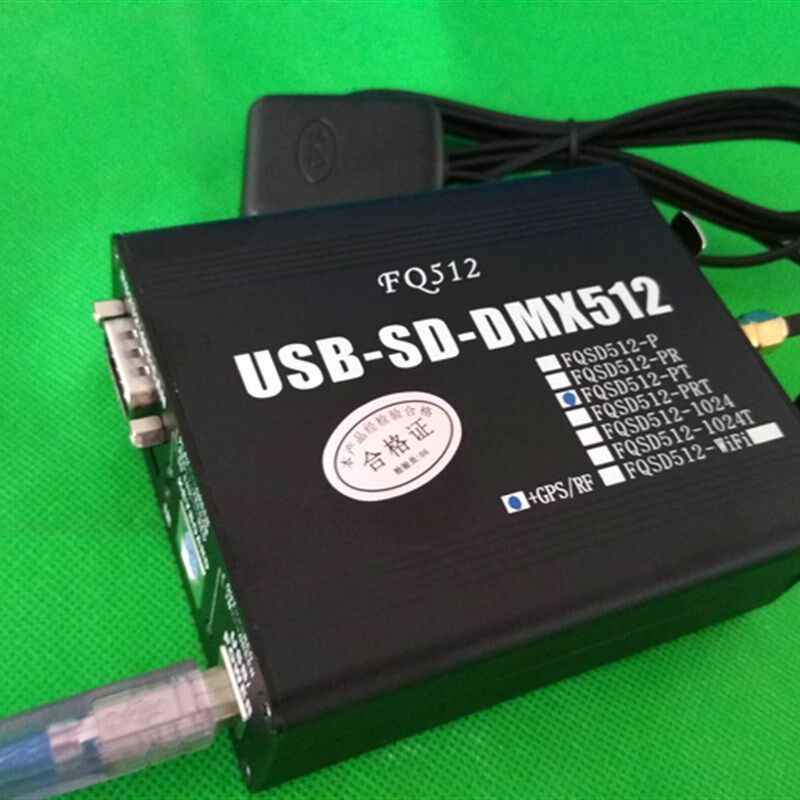 DMX512控台控制器 1024通道灯光控制器 SD卡脱机播放控制器 DMX转