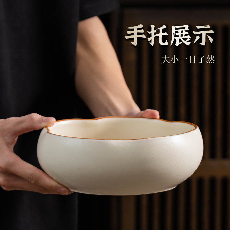 桌面垃圾桶餐桌上专用果皮碗家用客厅茶台茶几放的垃圾收纳盘新款