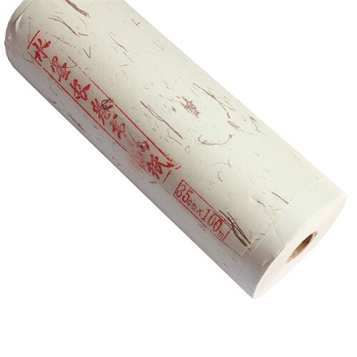 百米书画纸 水墨长卷宣纸35/50/70/100*100m净皮生宣纸文房用纸具