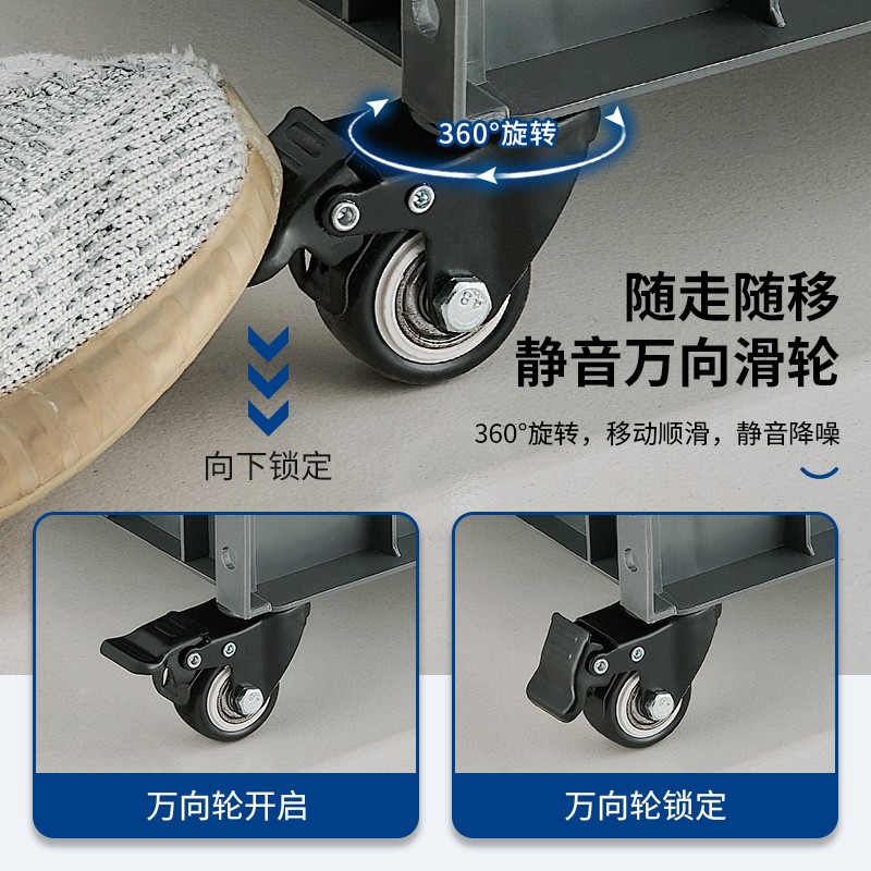 移动落地拖把架不锈钢清洁工具置物架阳台收纳放置扫把墩布沥水架