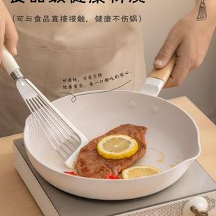 炒菜铲子硅胶锅铲不粘锅专用厨房家用煎鱼煎饼煎牛排蝴蝶铲煎铲子