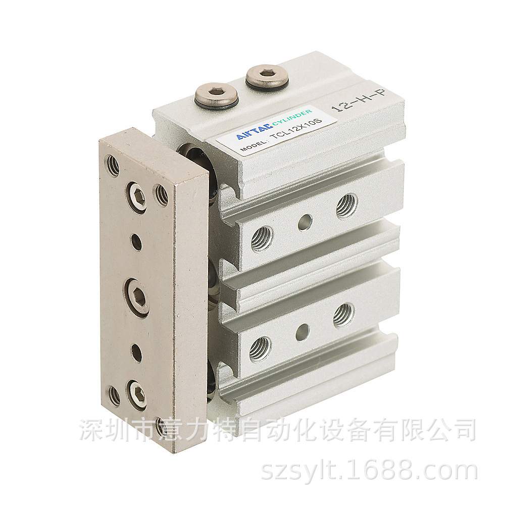 Airtac/亚德客气缸三杆三轴气缸加紧气缸TCM16X20S/25S/30S/40STC