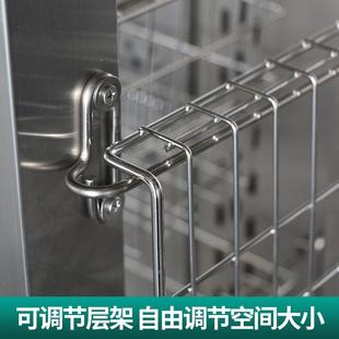 大容量不锈钢酒店厨房餐饮饭店消毒碗柜 佰赫消毒柜商用双门立式