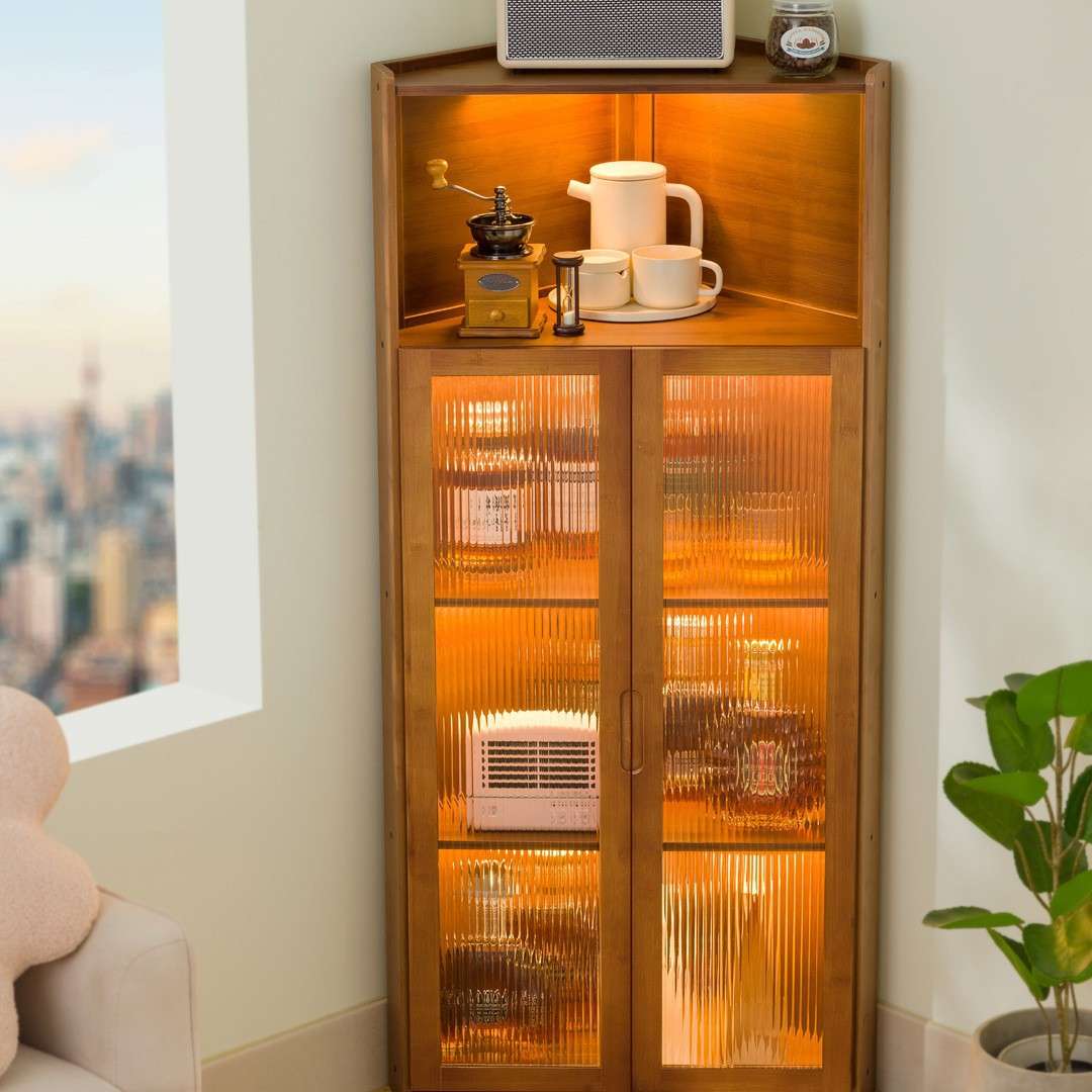 客厅角柜卧室墙角柜三角形储物架拐角圆弧架三角柜厨房转角置直销