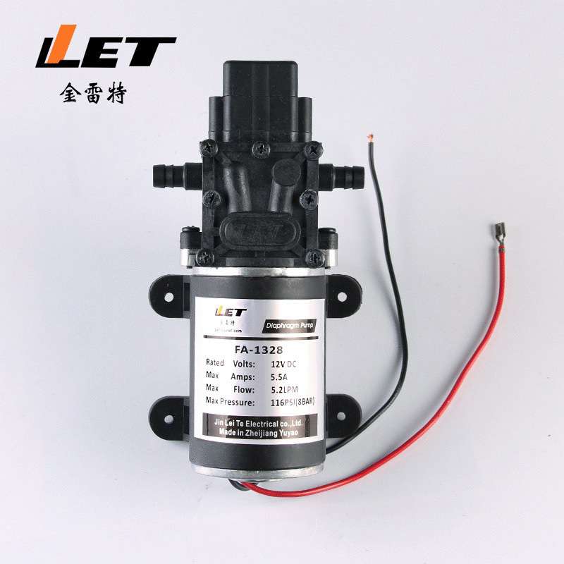 FA-1328 微型隔膜泵 12v 24v 48v 微型高压水隔膜泵